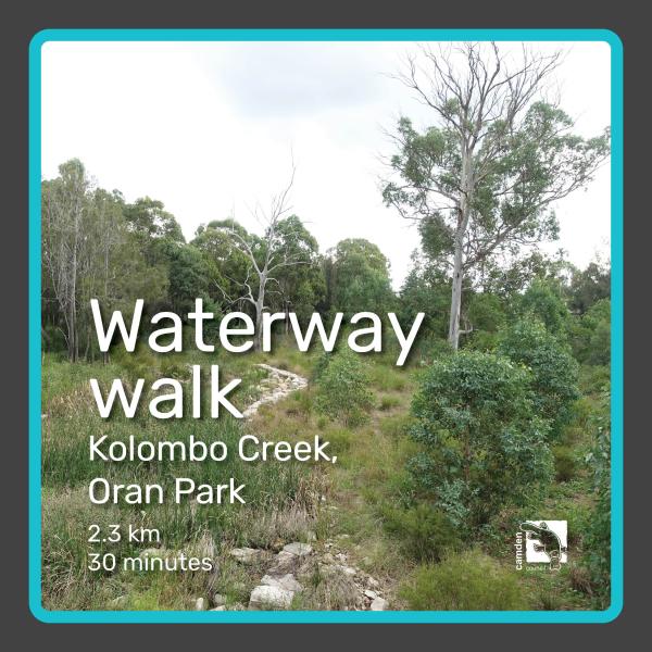 Social Media Tile Waterway Walk Kolombo Creek Oran Park