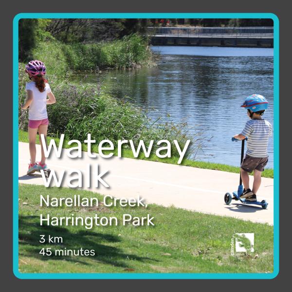 Social Media Tile Waterway Walk Narellan Creek Harrington Park