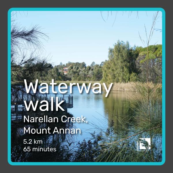 Social Media Tile Waterway Walk Narellan Creek Mount Annan